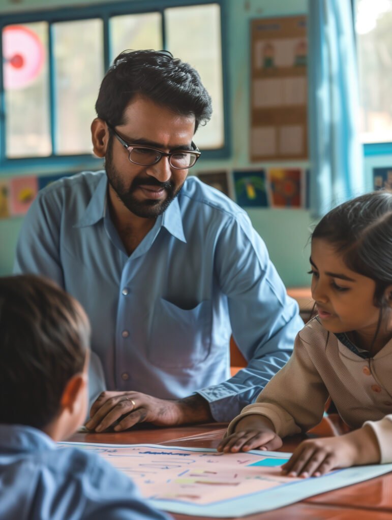 portrait teacher work educational system